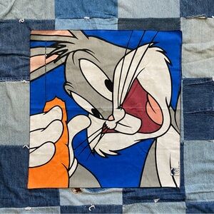 vintage 90s bugs bunny bandana scarf